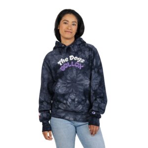 Tie-Dye Hoodie — 'The Dogs Bollox' Embroidered Streetwear